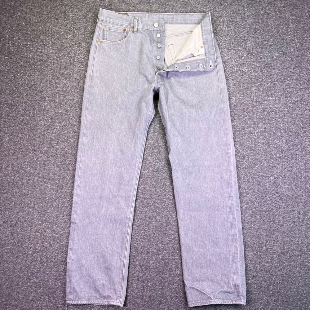 Levis 501 Jeans Mens 34x31 Original Straight Button Fly Classic Casual Tag36x34